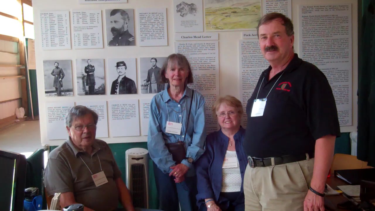 Our Hosts at the Vermont History Expo, 2012. 